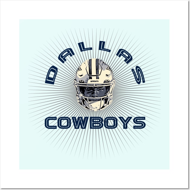 Dallas Cowboys Football Team Wall Art by antarte